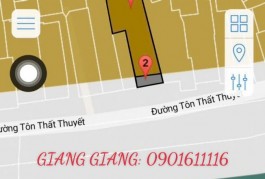 SIÊU ĐỈNH VIEW SÔNG ĐƯỜNG TÔN THẤT THUYẾT QUẬN 4 - NGANG 9M HIẾM NHÀ BÁN - GIANG GIANG : 0901611116