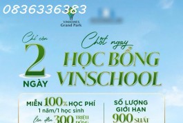 T165 Bán Căn Hộ Vinhomes Grand park -khu Glory Heights down hơn 35%