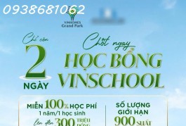2Sở Hữu Ngay Vinhomes Grand Park Với Chương Trình Chiết Khấu Tốt Nhất Tháng 8