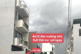 CỰC HIẾM, ĐẤT P LÔ, TR THẠNH Q9, DT 51M2( 4 X 13 ) ĐƯỜNG 8M CÓ LỀ, CHỈ 3..18ty