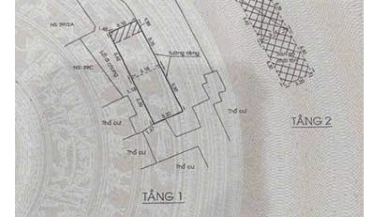 39m2 Mặt tiền thụt Nguyễn Trung Trực P5-BT XE HƠI-LÔ GÓC 1T1L 2PN SHR KLG vuông 4.5tỷ TL