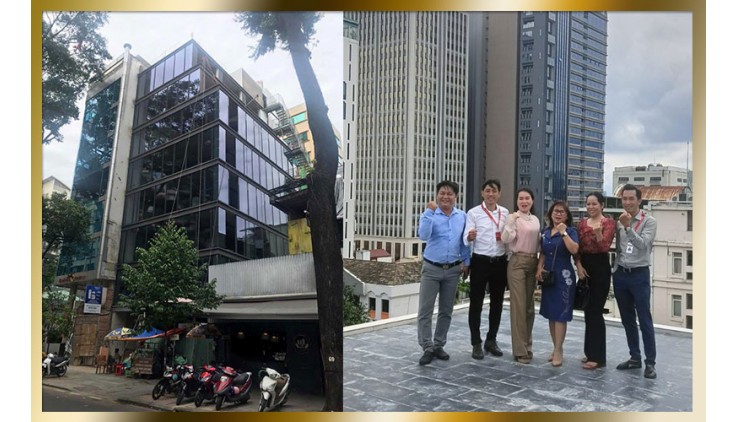 Cho thuê Toà Nhà GÓC 2 MT, Mạc Đĩnh Chi Quận 1, HẦM XE 2 tầng, 8 tầng khai thác