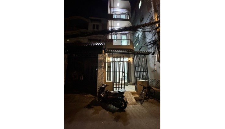 [Quận 10] CMT8 - DT 44M2 - HẺM NHỰA 6M XE HƠI QUAY ĐẦU - NHÀ MỚI - CĂN GÓC - 3 TẦNG MỚI - 4PN - KINH DOANH - THẲNG 1 TRỤC TỚI NHÀ