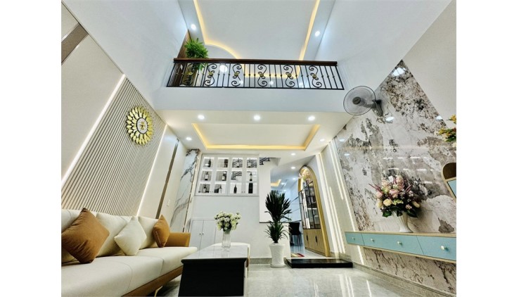 Ngay chợ An Nhơn, Đ. Số 30, Phường 6, Gò Vấp. Nhà 4 Tầng full nội thất, chỉ 6.05 tỷ