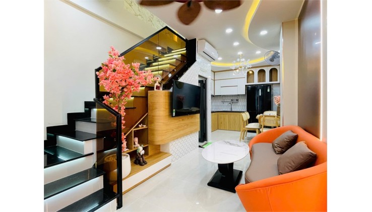 Nhà Siêu đẹp, Full nội thất cao cấp.Đ. Nguyễn Du, Phường 7, Gò Vấp, chỉ 3.98 tỷ