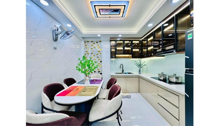 Nhà 4 Tầng full Nội thất, Phòng Xông hơi, DT 4.1x12m, Phạm Văn Chiêu, Gò Vấp.