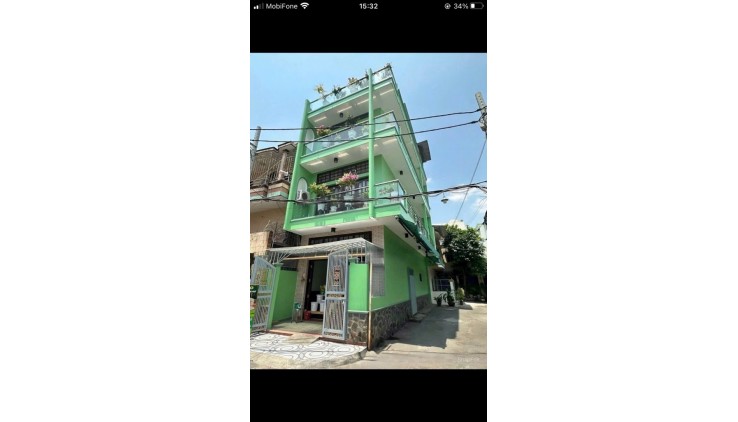 NHÀ 4 TẦNG SIÊU HIẾM 59M2 - NGAY TRUNG TÂM TÂN BÌNH - HẺM XE HƠI THÔNG TỨ TUNG - SỔ ĐẸP