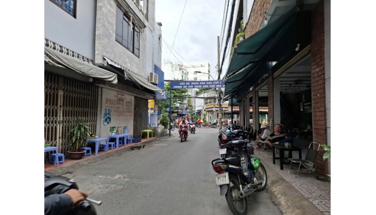 [TÂN BÌNH] HIẾM CÓ KHÓ TÌM, NHÀ HAI MẶT TIỀN KINH DOANH ĐỈNH CHỢ HOÀNG HOA THÁM P.13 TÂN BÌNH, ĐƯỜNG 8M, 50M2 3 TẦNG MỚI ĐẸP, VUÔNG ĐÉT , KHÔNG QUY