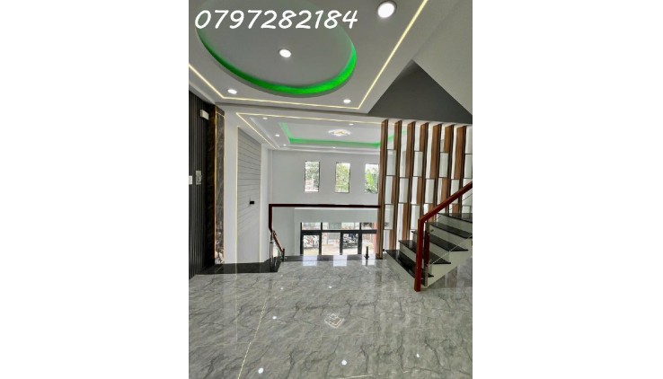 BÁN  NHÀ MỚI 1 TRỆT 3 LẦU -DT 66M2  SÁT ĐH TÀI CHÍNH MARKETING - LONG TRƯỜNG - Q9