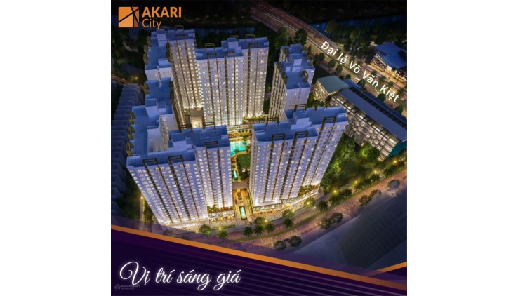 Cần bán căn hộ Akari Nhật Bản, Nam Long gần Quận 8, sổ hồng riêng, vay lãi suất thấp LH: 0907 404 b14