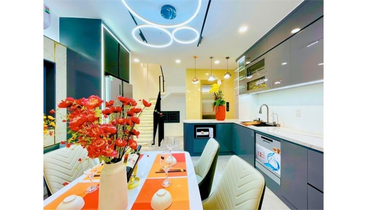 Thiết kế Siêu đẹp, 6 Tầng có Thang Máy, Nội thất CC,  Lê Văn Thọ, Phường 11, Gò Vấp