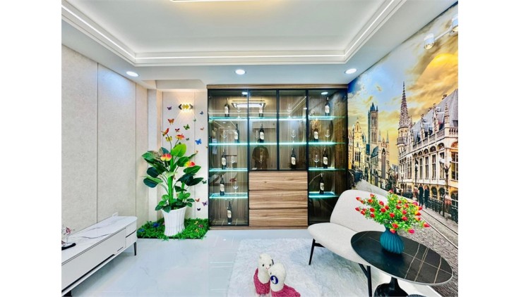 Nhà 4 Tầng full Nội thất, Phòng Xông hơi, DT 4.1x12m, Phạm Văn Chiêu, Gò Vấp.