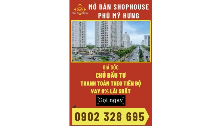 Phú Mỹ Hưng mở bán dự án tòa nhà thương mại kết hợp vừa ở vừa kinh doanh. gọi ngay phòng kinh doanh chủ đầu tư
