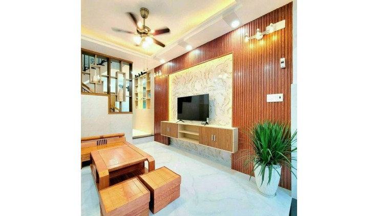 Nhà đẹp ăn tết MỚI phường 14 Gò Vấp, 4pn, 3wc gần 120m2 sử dụng, chỉ 4.X TỶ