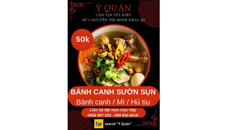 Ý Quán - Bò Kho Gia Truyền & Phá Lấu - Căn Tin Yết Kiêu cổng sau sở thú ngay chân cầu Thị Nghè hồ bơi Yết Kiêu