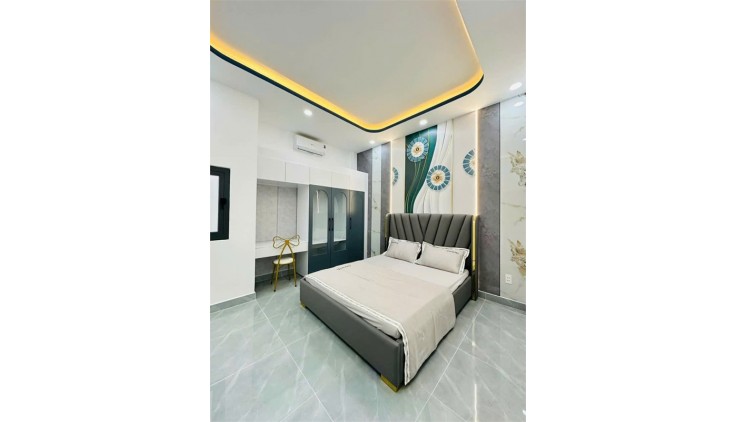Nhà 4 Tầng mới Keng, nội thất CC, DT 4x14m, HXH Bùi Quang Là, Gò Vấp, chỉ 7.18 tỷ