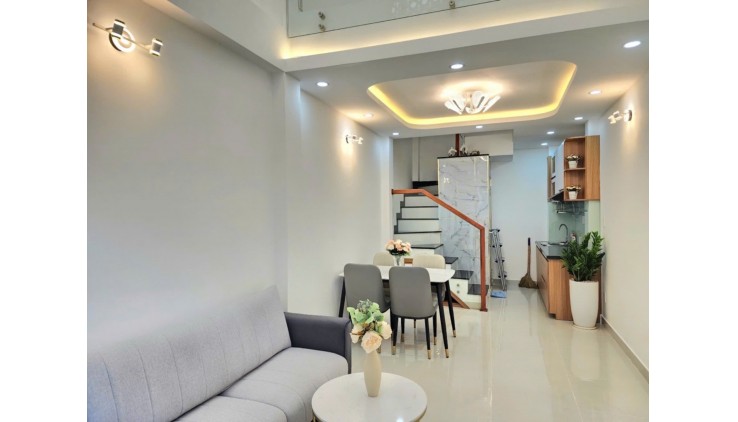 Nhà mới 100% Bùi Hữu Nghĩa - Ngắm pháo hoa không bon chen - 3 lầu 3PN 4WC - 5xx tỷ