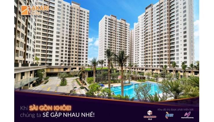 Cần bán căn hộ Akari Nhật Bản, Nam Long gần Quận 8, sổ hồng riêng, vay lãi suất thấp LH: 0907 404 b14
