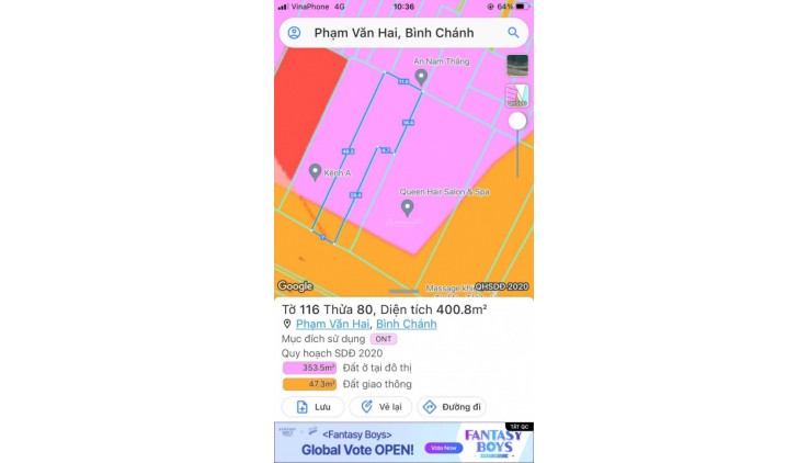 Bán nhà MT Trần Văn Giàu 342m2 thổ cư, giá 18 tỷ, LH 0938 703545