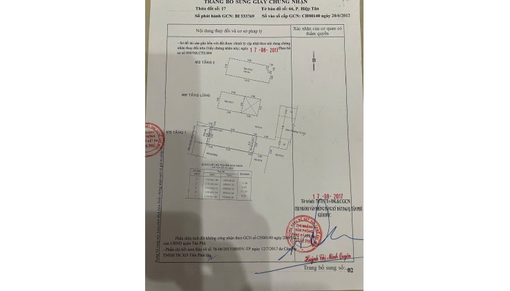 Nhà  hẻm 6m Tô Hiệu phường Hiệp Tân quận Tân Phú 4,2x11, 3 tầng, chỉ 5 tỷ