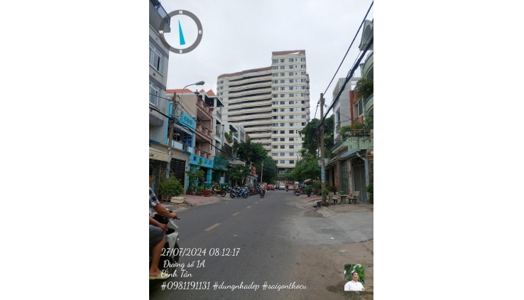 BÁN NHÀ MẠT TIÊNN ĐƯỜNG SÔ KHU TÊN LỬA-AEON BÌNH TÂN- NGANG 6M ,5 TẦNG CHỈ 15 TỶ