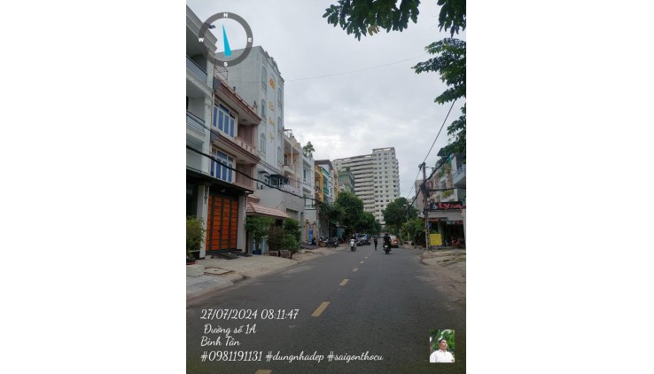 BÁN NHÀ MẠT TIÊNN ĐƯỜNG SÔ KHU TÊN LỬA-AEON BÌNH TÂN- NGANG 6M ,5 TẦNG CHỈ 15 TỶ