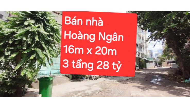 Bán nhà xe container 320m2 Hoàng Ngân phường 16 quận 8 giá chỉ 26,5  tỷ