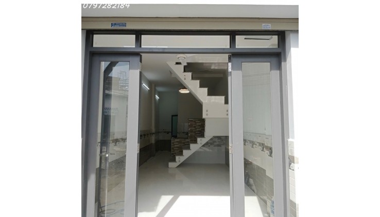 NHÀ HẺM XE HƠI,2 TẦNG ,53M2 CẠNH KDC ĐÔNG TĂNG LONG TRƯỜNG LƯU Q9,