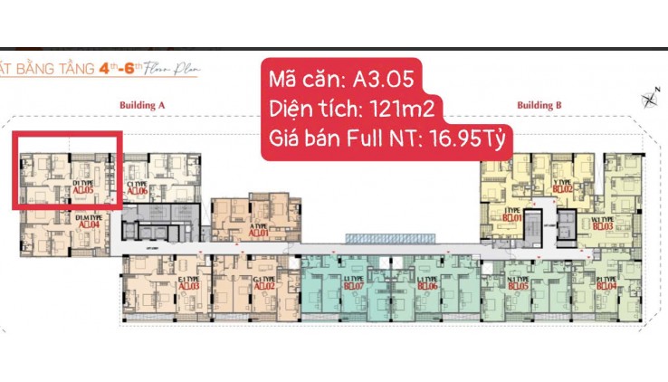 Bán căn góc 121m2 A3.05  tại dự án The Horizon Phú Mỹ Hưng, Nhà đầy đủ nội thất, Xách vali vào ở ngay