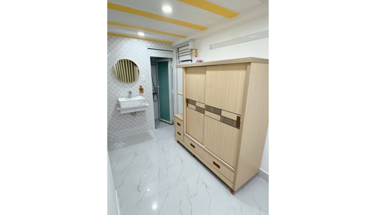 NHÀ 4 TẦNG HẺM XE HƠI LÊ VĂN THỌ - NGAY CHỢ HẠNH THÔNG TÂY P10 GÒ VẤP