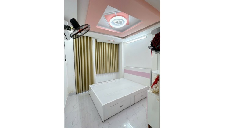 NHÀ 4 TẦNG HẺM XE HƠI LÊ VĂN THỌ - NGAY CHỢ HẠNH THÔNG TÂY P10 GÒ VẤP