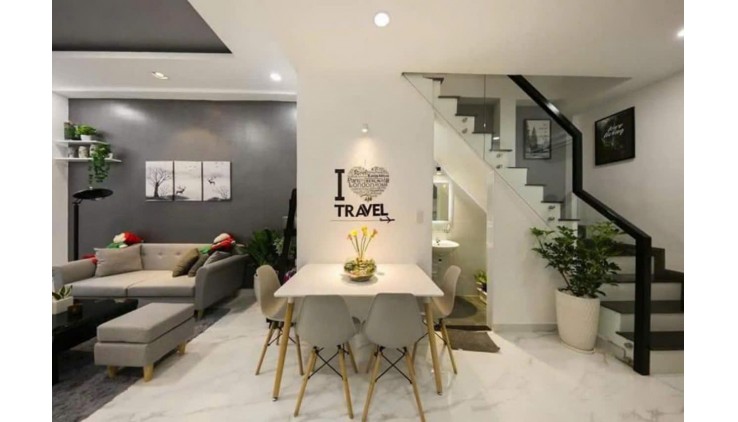 Bán Nhà Phường 15, Gò Vấp, 3 Tầng BTCT , 37m2, Nở Hậu, 3.9 Tỷ còn TL