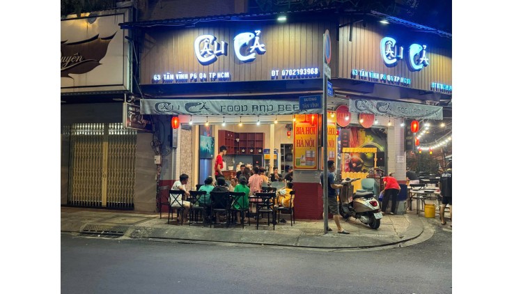 Quận 4, Sang Quán Nhậu Góc 2 MT tại Tân Vĩnh,quận 4 ,TP.HCM. Tel : 0901399926 em Hải