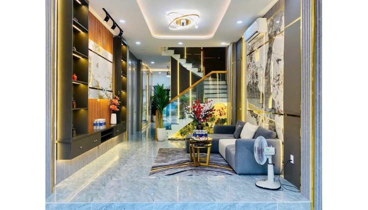 SIêu phẩm giáp Gò Vấp, Đông Hưng Thuận Quận 12 4mx17 đẹp hơn hình