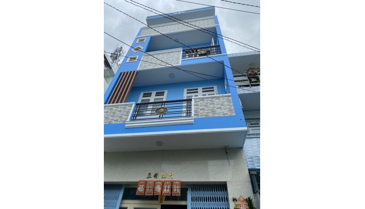Bán  nhà 1/ hẻm 6m Khuông Việt quận Tân Phú 5 x 21-4 tầng chỉ 10.8 tỷ TL