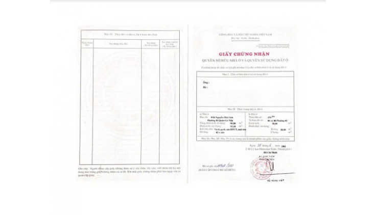 BÁN NHÀ 1 TRỆT 2 LẦU TẠI GÒ VẤP, GIÁ LÀ 23.5 TỶ