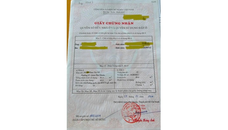 Nhà Đẹp - Giá Tốt - Chính Chủ Cần Bán nhanh căn nhà vị trí đẹp tại quận Phú Nhuận, TPHCM