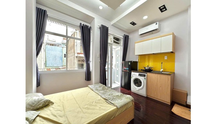 Bán Căn hộ dịch vụ 6 tầng, 14 phòng, full nội  thất, Lê Hồng Phong, Q10, dòng tiền 90 triệu/ tháng.