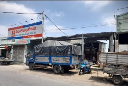 Bán nhà kho Ful thổ, măt tiền Thạnh Xuân 21, Thạnh Xuân, Q12, 383m2, ngang 8m, 50tr/m2