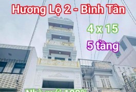 Nhà mới đẹp - 4 tầng - Hương Lộ 2 - Bình Tân - Nhỉnh 6 tỷ