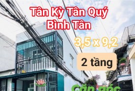 Nhà nhỉnh  2 tỷ Tân Kỳ Tân Quý, BHHA, Bình Tân, 2 tầng 32m2