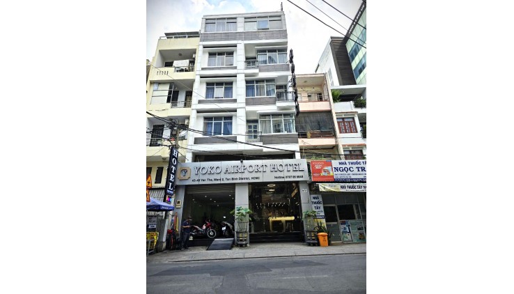 BÁN KHÁCH SẠN ĐƯỜNG YÊN THẾ - 148 M2 - DHT 115TR/ THÁNG - CẠNH TÂN SƠN NHẤT