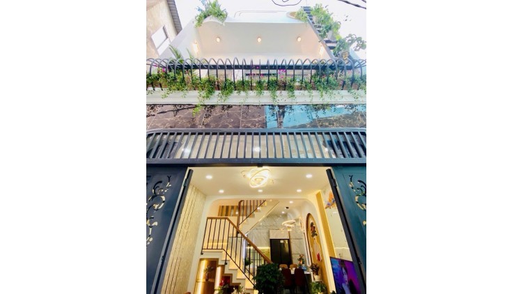 Nhà bán 20m ra Lê Quang Định P1 Gò Vấp TDTSD 70m 2tầng 4tỷ75, Nở hậu