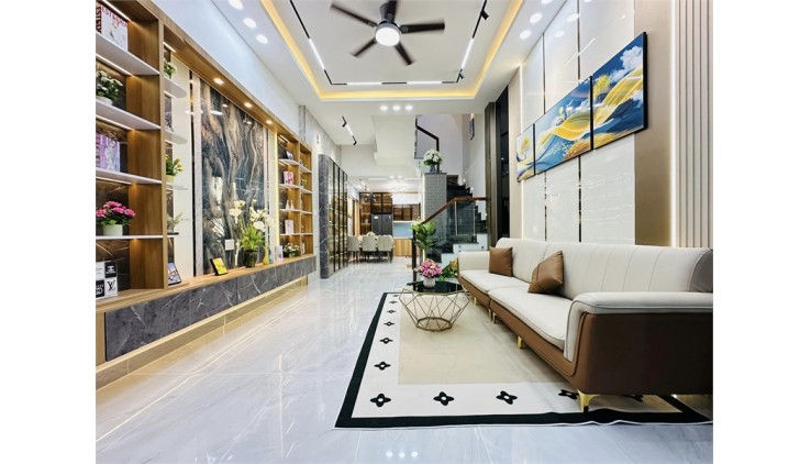 Nhà 4 Tầng Nội Thất Cao Cấp. Hẻm 5m Phạm Văn Chiêu, Phường 9, Gò Vấp. chỉ 6.99 tỷ