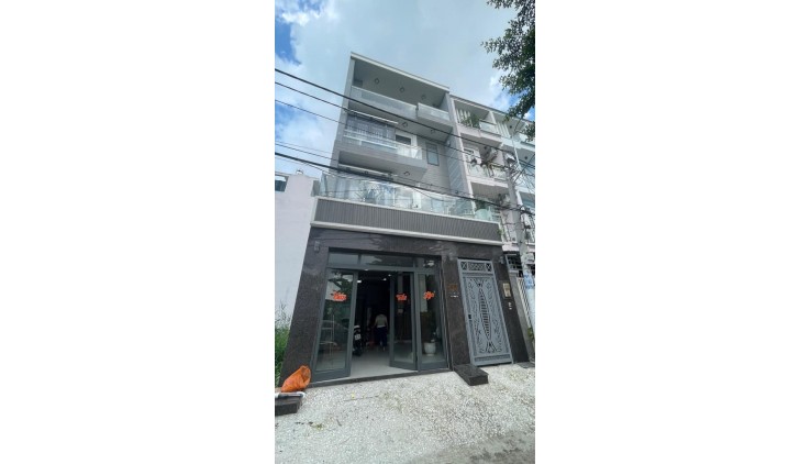 [KHU PHÂN LÔ TUẤN ANH REVERSIE] - NHÀ MỚI 4 TẦNG - ĐƯỜNG NHỰA 10m Ô TÔ QUAY ĐẦU - HUỲNH TẤN PHÁT
