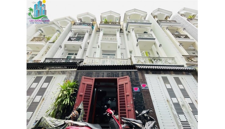 Nhà 4 Tầng, DT 4x13m. Khu Phân Lô, gần Công Viên, Thống nhất, Phường 15, chỉ 5.69 tỷ