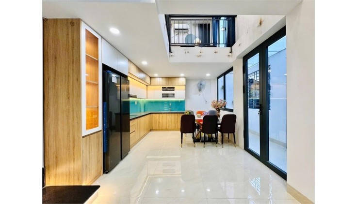 Nhà mới xây 4 tầng tặng nội thất. Đường Số 51, phường 14, Gò Vấp, chỉ 4.68 tỷ.