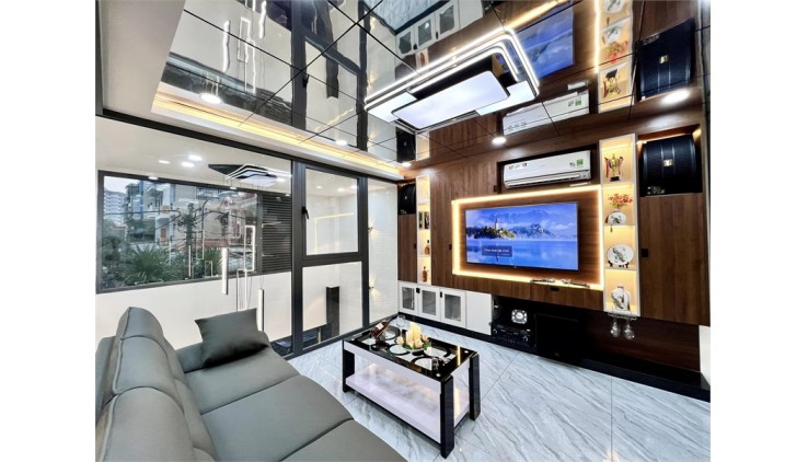 SMARTHOME 5 Tầng, Thang Máy Full Nội Thất, Hẻm 8m Đường số 59, Gò Vấp,