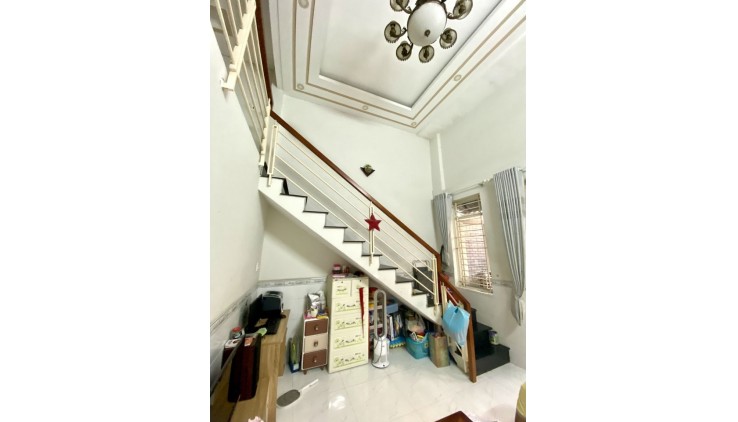 NHÀ MỚI TINH LUNG LINH 1 TRỆT 1 LỬNG- NGAY CHỢ, THỚI AN 16, NGANG 4.8M 63M2 CHỈ 3 TY45.