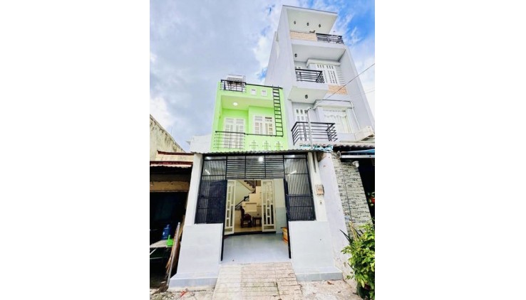 GẦN CHỢ GÒ XOÀI - HẺM TẢI THÔNG - NHÀ MỚI 2 TẦNG - 58M NGANG GẦN 5 NỞ HẬU NHỈNH 4 TỶ
